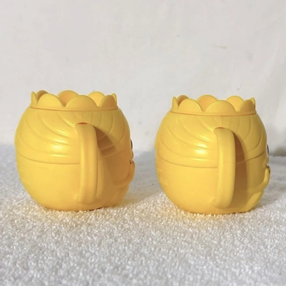 McDonalds Little Miss Sunshine Yellow Plastic Mugs Happy Meal Toys 2020 x2 - Picture 4 of 7
